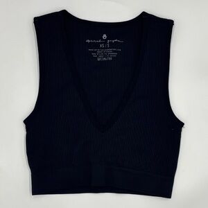 Spiritual Gangster Deep Plunge V-Neck Crop Top